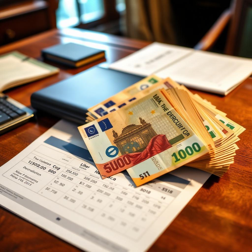 Anlegerin analysiert Dividendenkalender am Bildschirm